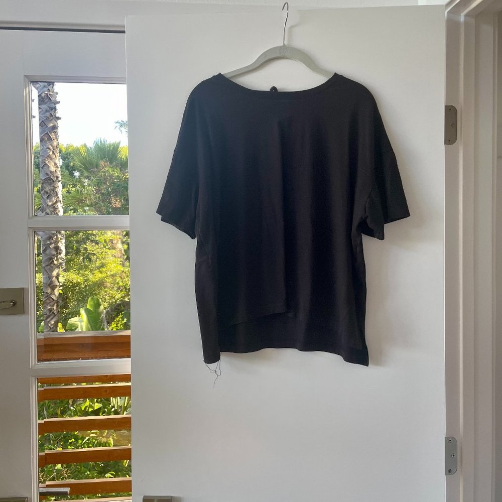 FLX Active Short-Sleeve T-Shirt in Black, Size Large